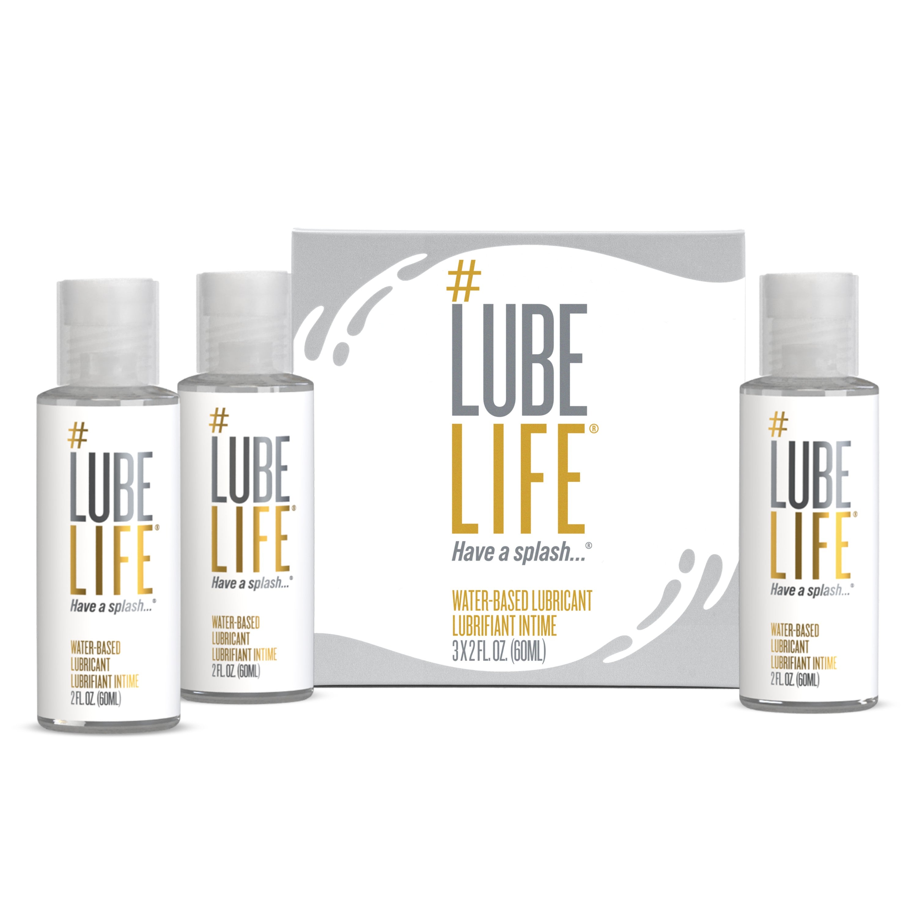 Lube Life Silicone and Water-Based Hybrid Lubricant, Long Lasting Lube for  Men, Women and Couples, 8 Fl Oz