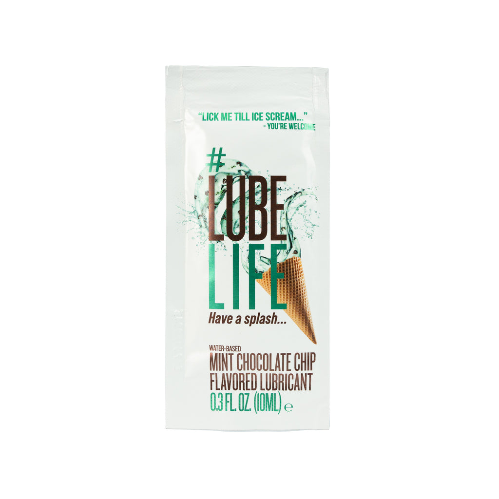 $2/mo - Finance Lube Life Water-Based Mint Chocolate Chip Flavored Lubricant,  Personal Lube for Men, Women and Couples, Made Without Added Sugar, 8 Fl Oz