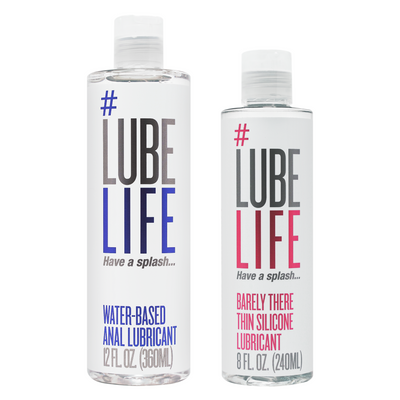 Lube Life Water Based Lubricant Cotton Candy Flavor 8 Oz